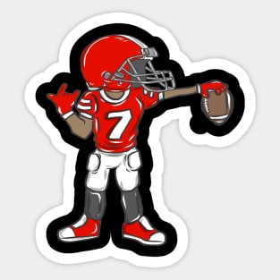 Rugby American Football Sport USA Gridiron Football Gift Sticker